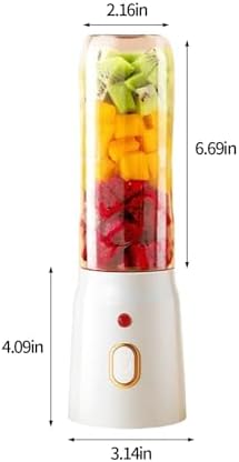 Generic Portable Blender for Shakes and , 2024 New  Size Blender with 10 Blades, USB Rechargeable Mini Blender   for Kitchen Travel Gym, White - Image 7
