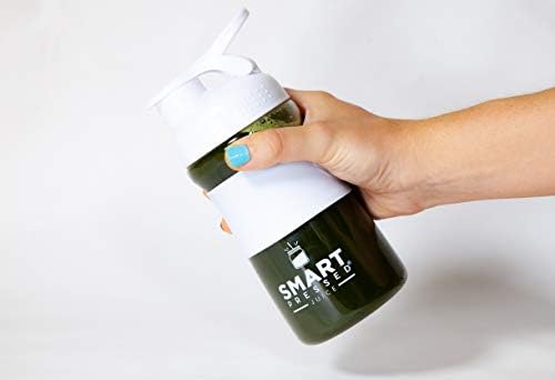 SMART Pressed Juice Shaker Bottle Sports Mixer 16-Ounce 500mL (White, 16 ounces) Mixes Juice Powder Smoothly – Easy to Clean, Travel-Ready - Image 3