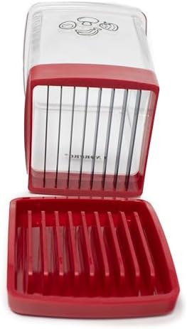 Norpro Speed Slicer with Push Plate, Red, 3"L x 3"W x 4.25"H - Image 3