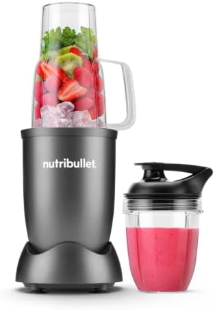 nutribullet Personal Blender, 700W, 21 oz Tumbler Cup, 18 oz Cup, NB30150 by Unknown