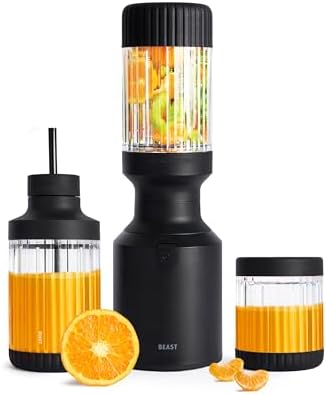 Beast Mini Blender Plus, Countertop Blender, Carbon Black, 600W by Unknown