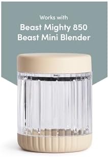 Beast Blending Vessel for Mighty 850 & Mini, 415mL, Sand by Unknown