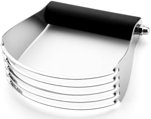 Spring Chef Large Dough Blender For Baking - Durable Pastry Blender - Black by SpringChef