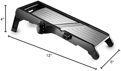Norpro Deluxe Mandoline Slicer/Grater, Black, 12-in. - Image 6