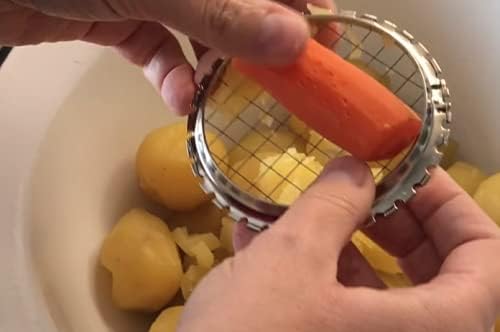 Potato cutter, stainless steel manual potato chopper, egg slicer, egg chopper