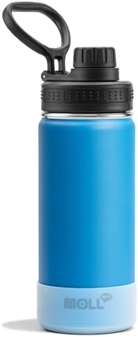 16 oz Kids Insulated Water Bottle, BPA-Free(Sky Blue)