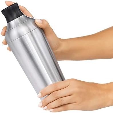 OXO Steel Cocktail Shaker with Strainer, Stainless Finish - 24 oz Capacity
