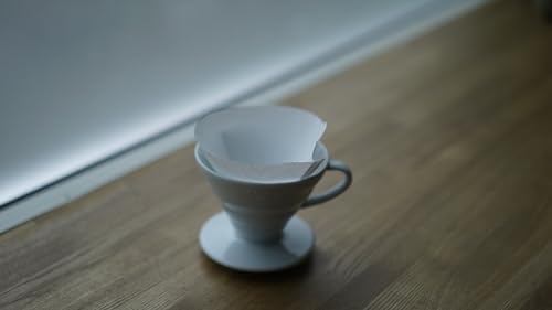 V60 Coffee Pour Over Kit - Includes 02 Ceramic Dripper, Glass Range Server, and 100ct Filters