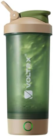 VOLTRX Protein Shaker Bottle, Merger USB C Rechargeable Electric Protein Shake Mixer, Shaker Cups for Protein Shakes and Meal Replacement Shakes, BPA Free, 24oz by VOLTRX