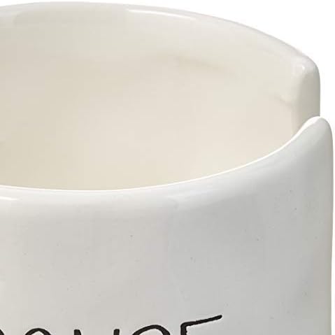 Ceramic Sponge Holder for Kitchen Sink, White Sponge Caddy