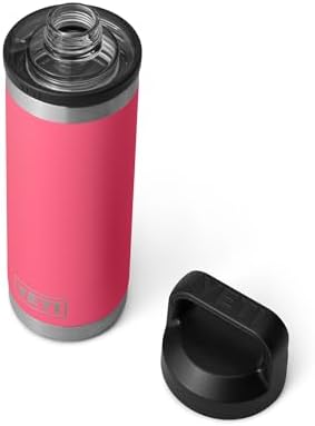 Rambler 18 oz Bottle, Leakproof, Vacuum Insulated, Stainless Steel with Chug Cap, Tropical Pink