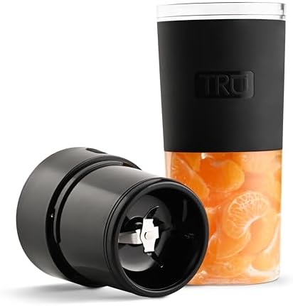 TRU Hydration Blender, USB Rechargeable Personal Blender, Black - Image 2