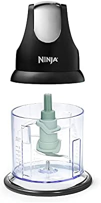 Ninja Food Chopper Express Chop with 200-Watt, 16-Ounce Bowl for Mincing, Chopping, Grinding, Blending and Meal Prep (NJ110GR) by Unknown