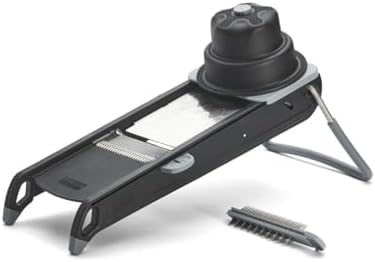 Mandoline Swing Plus, Stainless Steel, Black, 44.5 x 19.5 x 15 cm