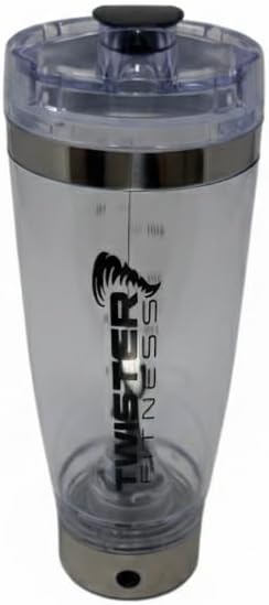 PULSE Electric Shaker Bottle for Protein Shakes – USB Rechargeable Mixer Cup, BPA-Free, for Meal Replacements & Fitness Drinks (Silver, 20 OZ)