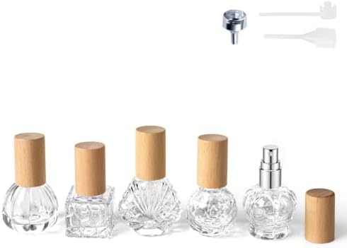 Perfume Bottles, Refillable Spray Bottles (Beech-10ml,13ml,13ml,14ml,15ml) by Unknown