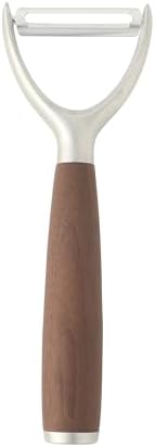 Sur La Table Kitchen Essential Stainless Steel Vegetable Y Peeler W/Walnut Wood Handle