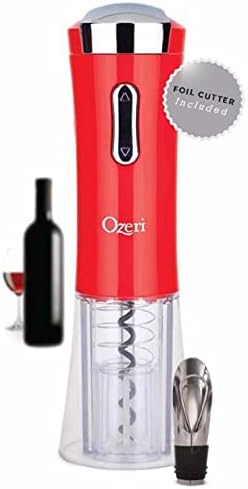 Nouveaux II Electric Wine Opener with Foil Cutter, Wine Pourer and Stopper