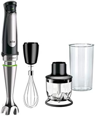 Braun MultiQuick MQ7025X Hand Blender w/Chopper, Whisk, Frother by Unknown