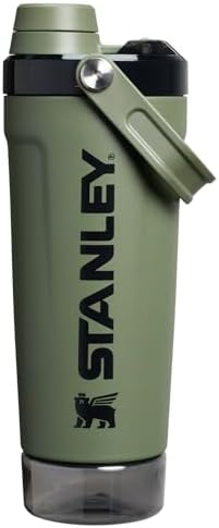 STANLEY Vitalize Shaker Bottle, 20 oz, Dried Pine