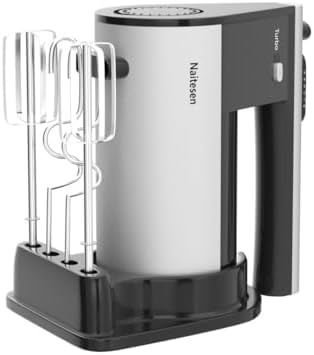600W Powerful Hand Mixer Electric 10 Speed Powerful with Turbo