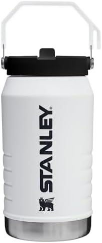 STANLEY IceFlow Flip Straw 2.0 Jug, 64 oz, Chalk