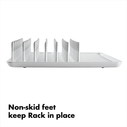 OXO Good Grips Compact Dish Rack, Biscuit