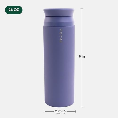 Blender Shaker Bottle, Double Insulated Stainless Steel, 23.7 oz