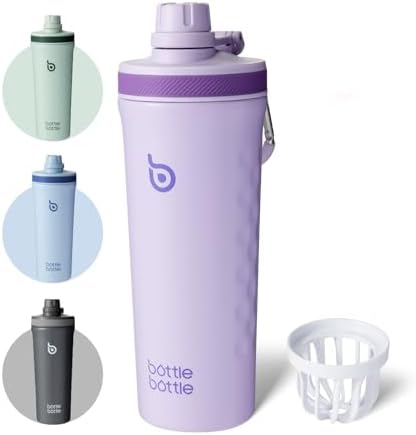 26 oz Shaker Bottle Protein Shaker Purple