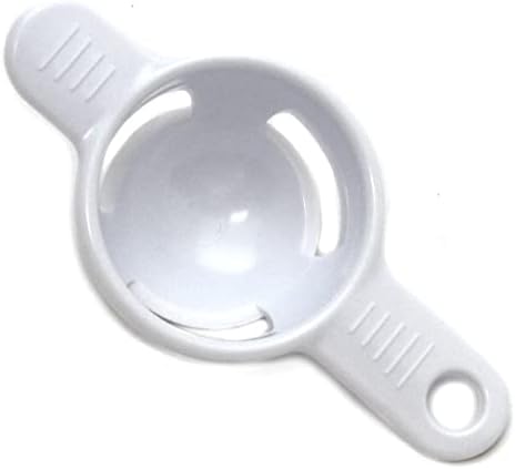 Chef Craft Basic Plastic Egg Separator, 5 inches in length, White by Chef+Craft