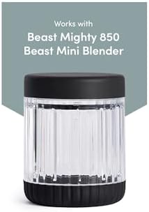 Beast Blending Vessel for Mighty 850 & Mini, 415mL, Carbon Black by Unknown