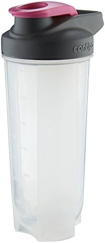Contigo Shake & Go Fit Shaker Bottle, 28 oz., Neon Pink Lid - Image 2
