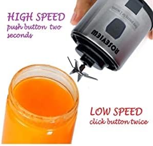 Mini Glass blender for shakes and smoothies ROSEVIEW glass blend bottle blast blender cordless jar cordless mixer handheld cup rechargeable mini juicer