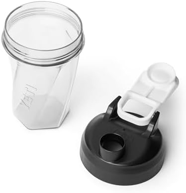 YETI Yonder Helimix Vortex Blender Shaker Bottle Holds up to 20oz | No Blending Ball or Whisk | USA Made | Portable Pre Workout Whey Protein Drink Shaker Cup | Dishwasher Safe, Clear (Pack of 2) - Image 7