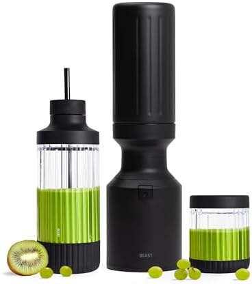 Beast Mighty 850 Stainless Steel Personal Blender, Carbon Black, 850W by Unknown