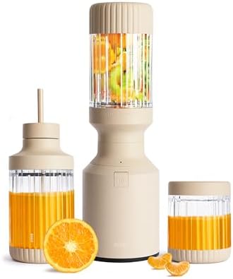 Beast Mini Blender Plus, Countertop Blender, Sand, 600W by Unknown