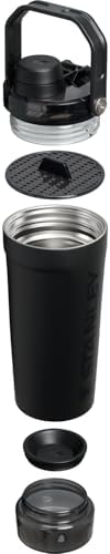 STANLEY Vitalize Shaker Bottle, 20 oz, Black - Image 2