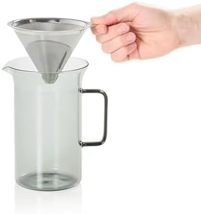 Pour Over Coffee Maker 20oz Gray