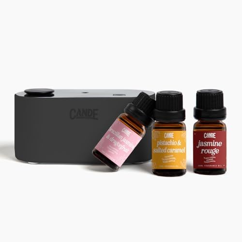 CANDECraftCo Waterless Travel Diffuser Gift Set, Designer Scents, 3 Oils by CECraftCompany