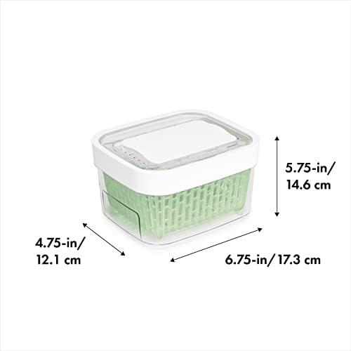 OXO Good Grips Storage Container, White, 1.6 Quart