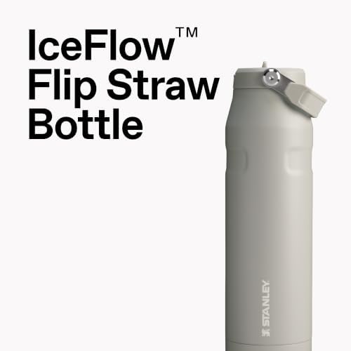 STANLEY IceFlow Flip Straw 2.0 Bottle, 24 oz, Frost