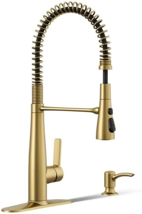 KOHLER Semi-Pro Kitchen Sink Faucet with Soap Dispenser