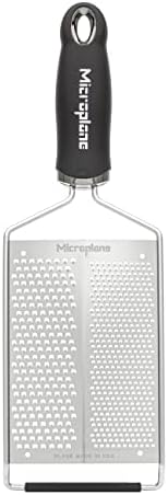Microplane Gourmet Dual Grater - Fine and Coarse Stainless Steel Blades for Effortless Parmesan Cheese Grating and More