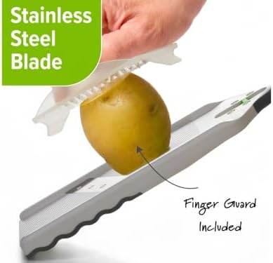 Adjustable Mandoline Slicer Stainless Steel Handheld Vegetable Cutter - Image 7