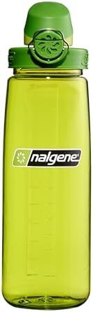 Nalgene 24 oz On The Fly Lock-Top Water Bottle, Spring Green w/Iguana by Nalgene