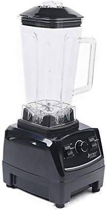 2L 2200W Professional Countertop Blender Heavy Duty Household Grade Blender Mixer with Food Grade ABS Stirring Rod for Milkshakes and Ice Cream (black)