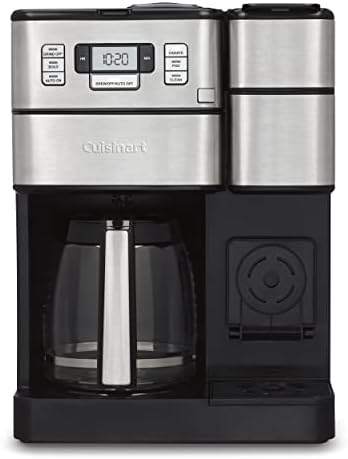 Cuisinart Coffee Maker, 2-in-1 Grinder/Brewer, Single Serve 8/10/12 oz by Cuisinart