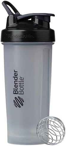 BlenderBottle Classic V2 Plastic Shaker Bottle 28 oz Black by BlenderBottle