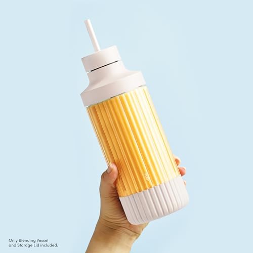 BEAST Beast Blending Vessel For Mighty 850 And Beast Mini Blender, Ultra-Thick Tritan Blending Vessel With Storage Lid (785mL, Cloud White) - Image 3