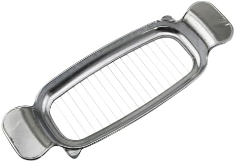 Stainless Steel Block Cheese Slicer Butter Cutter 6.5x2x19.5cm Multi Functional Sausage Ham and Egg Divider by Unknown